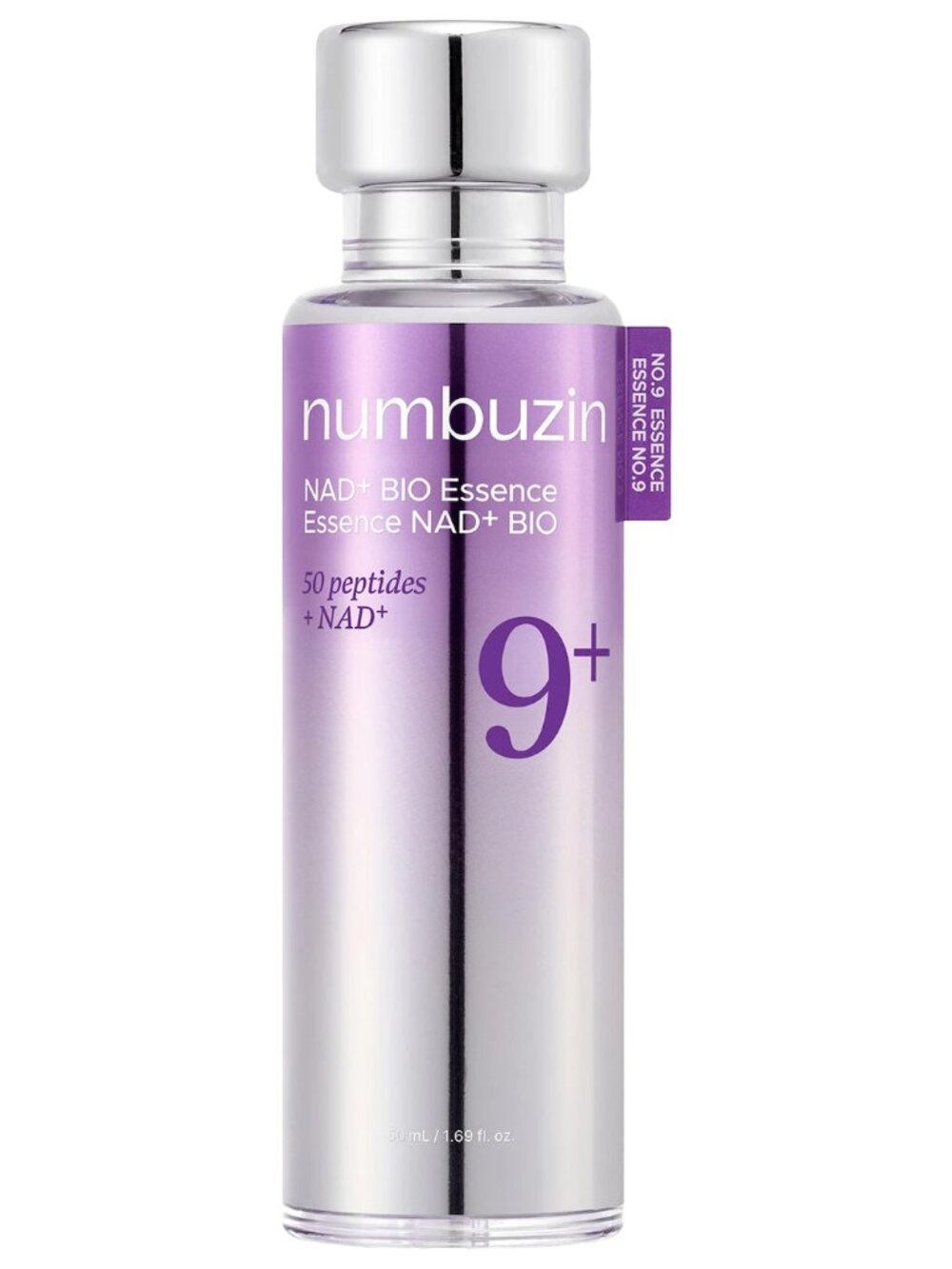NEW numbuzin No.9+ NAD+ Bio Essence Powered by NAD+ & 50 Peptides | 50ml